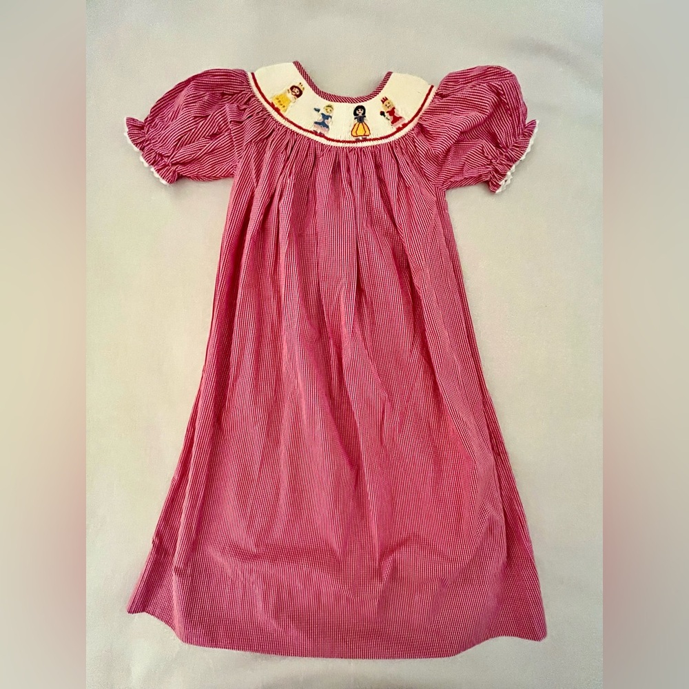 Babeeni Princess Checked Smock Dress